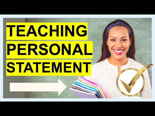 teaching personal statement